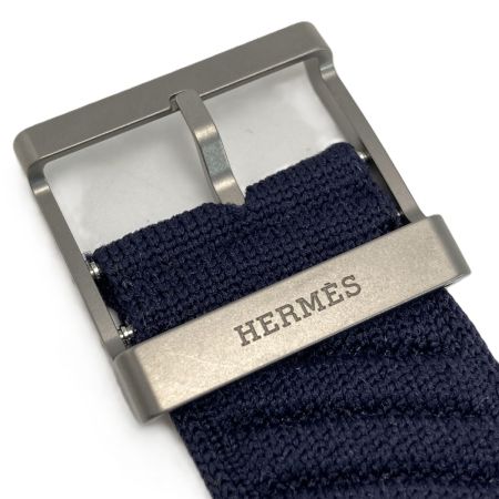  HERMES エルメス Apple Watch シンプルトゥール 49mm ストラップ ブルーニュイ 箱有 Hermès Ultra 2