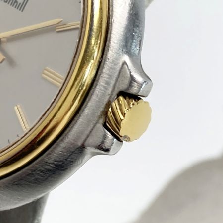  dunhill ダンヒル ミレニアム デイト シルバー クォーツ レディース 腕時計 millennium