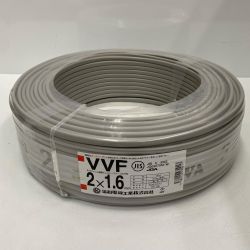 ☆☆ 協和電線 電材 VVFケーブル 2芯×1.6ｍｍ 長さ100ｍ 2024年(令和6年)08月製造 未使用品 Sランク
