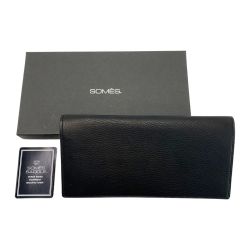 ☆☆ Somes Saddle ソメスサドル 長財布 PI-25 ブラック 札入れ 牛革 北海道ベビーカーフ Bランク