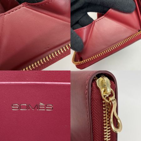  Somes Saddle ソメスサドル フリージアン ラウンドファスナー 長財布 FS-21 ワイン レザー