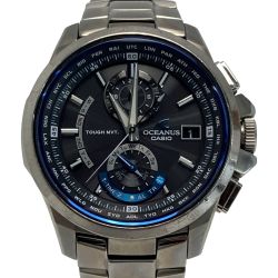 ☆☆ CASIO カシオ オシアナス OCW-T1000-1AJF ブラック 電波ソーラー メンズ 腕時計 OCEANUS Cランク
