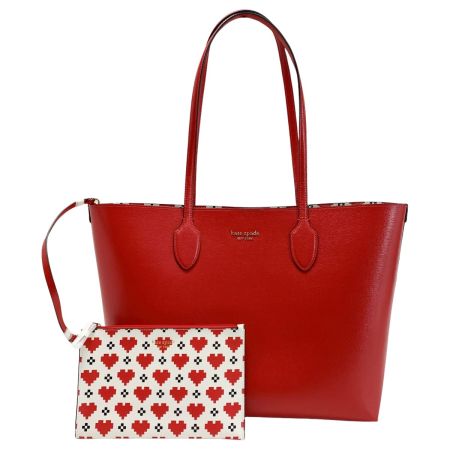  Kate Spade ケイトスペード ピクセル ハーツ ラージ トート KJ897 3580 1024 ポーチ 保存袋付