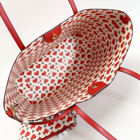  Kate Spade ケイトスペード ピクセル ハーツ ラージ トート KJ897 3580 1024 ポーチ 保存袋付