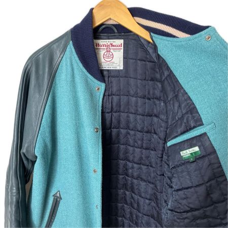 Paul Smith ポールスミス ジャケット スタジャン SIZE L Harris Tweed 433926 EM スカイブルー メンズ