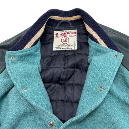  Paul Smith ポールスミス ジャケット スタジャン SIZE L Harris Tweed 433926 EM スカイブルー メンズ