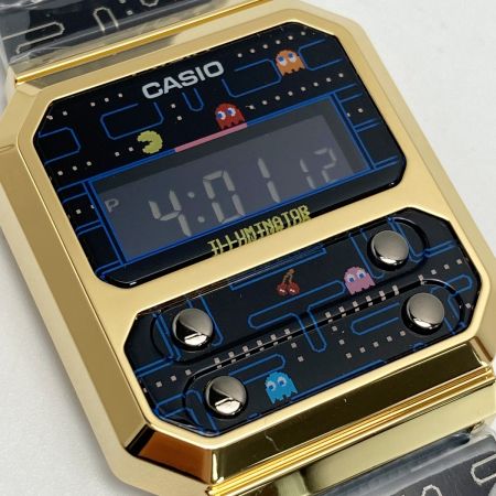  CASIO カシオ パックマン コラボレーションモデル A100WEPC-1BJR クォーツ メンズ 腕時計 PAC-MAN