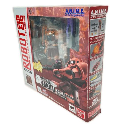  BANDAI バンダイ ROBOT魂 〈SIDE MS〉 MS-06S シャア専用ザク ver. A.N.I.M.E.  フィギュア 開封品