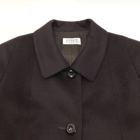  LEPORTE レポルテ カシミアコート サイズ 9号 03-10176 パープル系 レディース