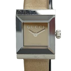 ☆☆ GUCCI グッチ Gフレーム  128.5 クォーツ 腕時計 レディースウォッチ Bランク