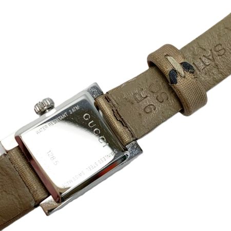  GUCCI グッチ Gフレーム  128.5 クォーツ 腕時計 レディースウォッチ