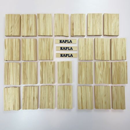  KAPLA カプラ 280pce 9ピース欠損 積み木 説明書付