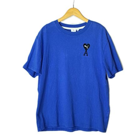 PUMA×Ami Tシャツ SIZE L 534070-93 ブルー レディース