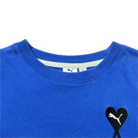 PUMA×Ami Tシャツ SIZE L 534070-93 ブルー レディース