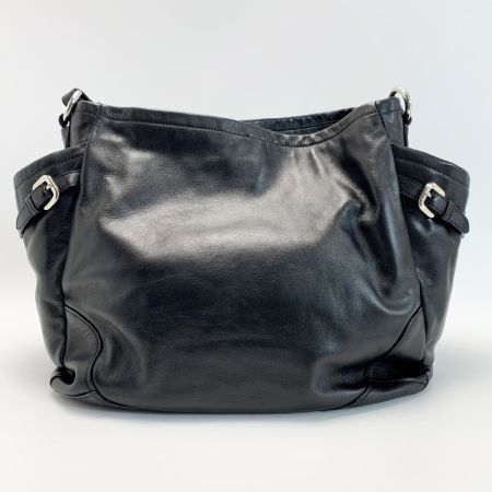  PRADA プラダ ショルダーバッグ  BR3789 ブラック レザー ギャランティーカード・保存袋付 レディース