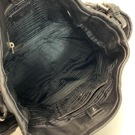  PRADA プラダ ショルダーバッグ  BR3789 ブラック レザー ギャランティーカード・保存袋付 レディース