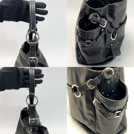  PRADA プラダ ショルダーバッグ  BR3789 ブラック レザー ギャランティーカード・保存袋付 レディース