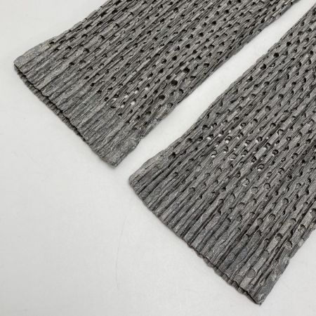  ISSEY MIYAKE イッセイミヤケ PLEATS PLEASE カーディガン PP83-JC592 グレー サイズ 3 レディース