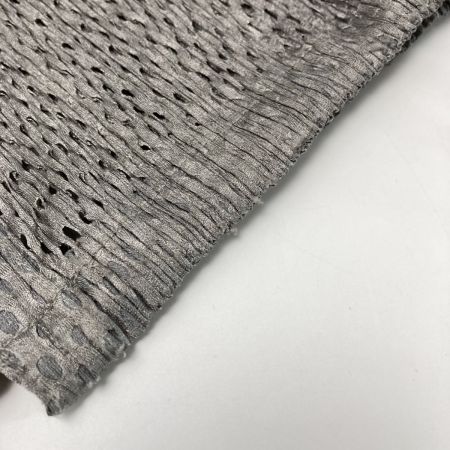  ISSEY MIYAKE イッセイミヤケ PLEATS PLEASE カーディガン PP83-JC592 グレー サイズ 3 レディース