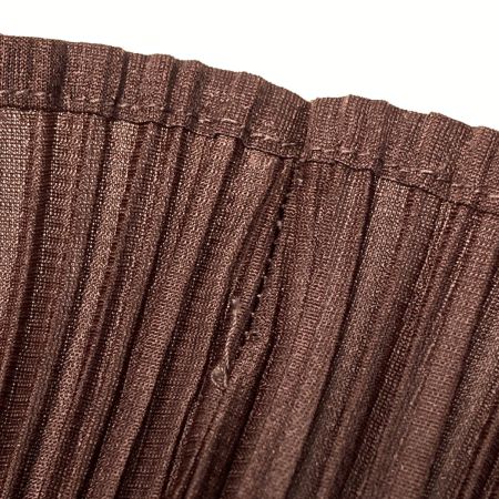  ISSEY MIYAKE イッセイミヤケ PLEATS PLEASE ノースリーブワンピース PP23-JH148 ブラウン系 サイズ 4 レディース