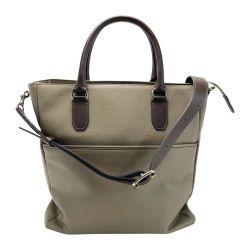 ☆☆ Somes Saddle ソメスサドル トートバッグ キャバレッティ CI-01 グレージュ 肩掛け 斜めがけ ショルダーストラップ 袋有 Bランク