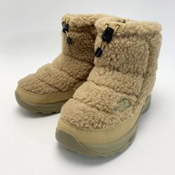 ☆☆ THE NORTH FACE ザノースフェイス ヌプシ ブーティ ショート フリース NF52578 ブラウン SIZE 25cm Bランク