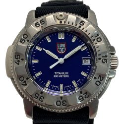 ☆☆ LUMINOX ルミノックス ネイビーシールズ 3600シリーズ TITANIUM ネイビー クォーツ メンズ 腕時計 Cランク