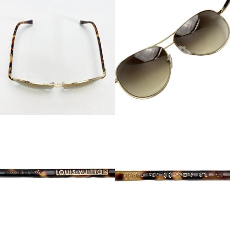  LOUIS VUITTON ルイヴィトン コンスピラシオン・パイロット 58□15 Z0164U ブラウン サングラス グラデーション
