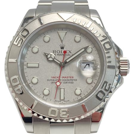  ROLEX ロレックス ヨットマスター ロレジウム Z番 16622 シルバー 自動巻き メンズ 腕時計 箱・ギャランティ有