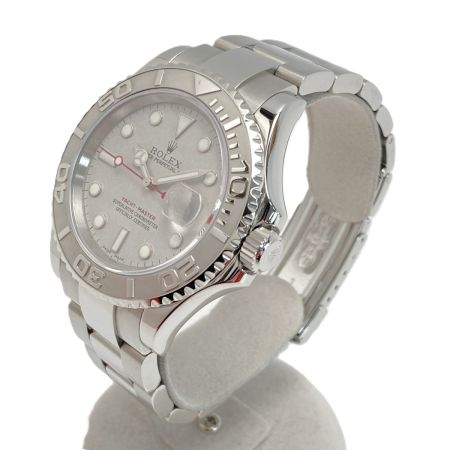  ROLEX ロレックス ヨットマスター ロレジウム Z番 16622 シルバー 自動巻き メンズ 腕時計 箱・ギャランティ有