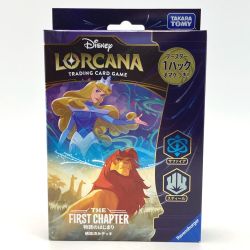☆☆  ディズニー･ロルカナ･TCG 日本語版 構築済みデッキ THE FIRST CHAPTER 物語のはじまり サファイア･スティール 60枚入り 未開封 Nランク