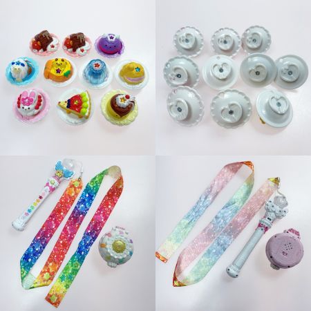   プリキュアアラモード スイーツパクト レインボーリボン キラパティショップ 3点セット 子供用品