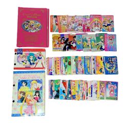 ☆☆  美少女戦士セーラームーン カード 114枚・シール1枚・カードケース3冊 子供用品 Bランク