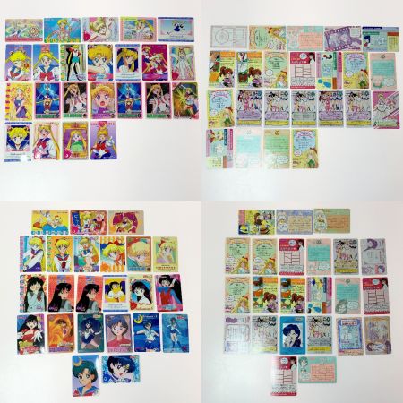   美少女戦士セーラームーン カード 114枚・シール1枚・カードケース3冊 子供用品