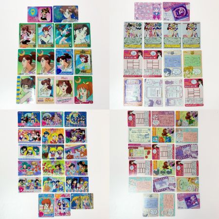   美少女戦士セーラームーン カード 114枚・シール1枚・カードケース3冊 子供用品