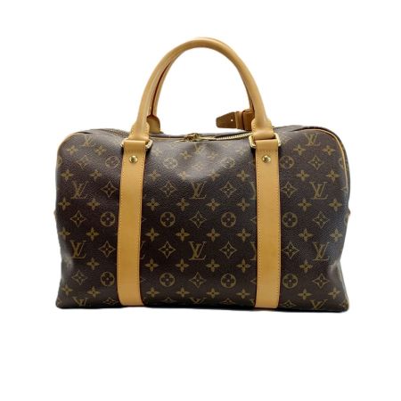  LOUIS VUITTON ルイヴィトン モノグラム キャリーオール M40074 ボストンバッグ パドロック キーネームタグ
