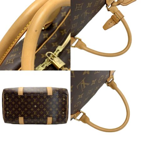  LOUIS VUITTON ルイヴィトン モノグラム キャリーオール M40074 ボストンバッグ パドロック キーネームタグ