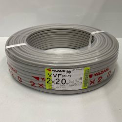 ☆☆ YAZAKI 電材 VVFケーブル 2芯×2.0ｍｍ 長さ100ｍ 2025年(令和7年)11月製造 未使用品 Sランク