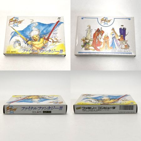   FC ファミコンソフト ファイナルファンタジー III FF3 動作確認済 箱・取説付き