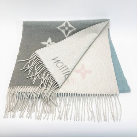  LOUIS VUITTON ルイヴィトン エシャルプ レイキャビック グラディエント マフラー カシミヤ100％ ストール