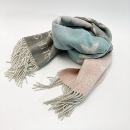  LOUIS VUITTON ルイヴィトン エシャルプ レイキャビック グラディエント マフラー カシミヤ100％ ストール