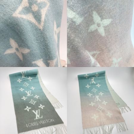  LOUIS VUITTON ルイヴィトン エシャルプ レイキャビック グラディエント マフラー カシミヤ100％ ストール