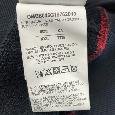  OFF-WHITE プルオーバーパーカー OMBB046G19762010 ブラック XXL メンズ