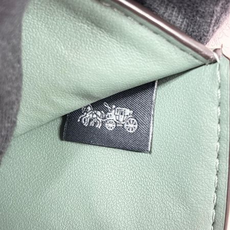  COACH コーチ  エッセンシャル カードフォルダー ウォレット CZ111 グレージュ レザー レディース