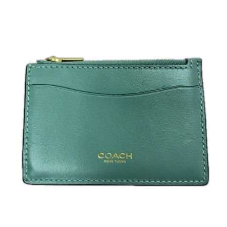  COACH コーチ  エッセンシャル カードフォルダー ウォレット CZ111 グレージュ レザー レディース