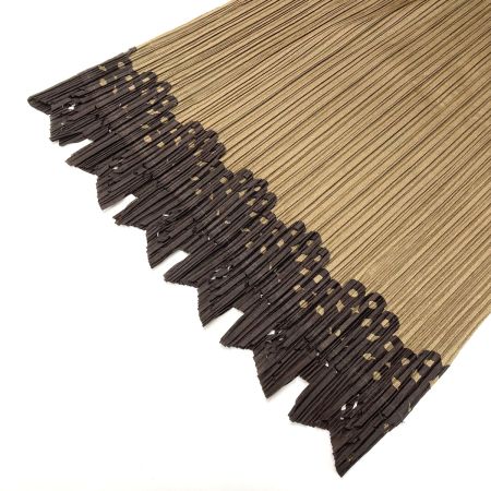  ISSEY MIYAKE イッセイミヤケ PLEATS PLEASE 長袖カットソー PP23-JK773 ブラウン×ダークブラウン サイズ 3 レディース