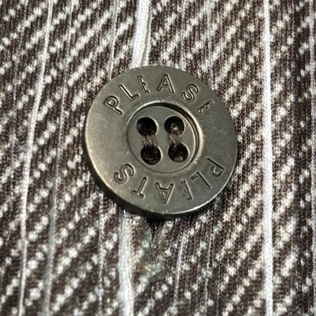  ISSEY MIYAKE イッセイミヤケ PLEATS PLEASE ノースリーブワンピース PP11-JT617 グレー×ライトグレー サイズ 3 レディース