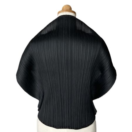  ISSEY MIYAKE イッセイミヤケ PLEATS PLEASE 円型カットソー PP43-JK911 ブラック サイズ 3 レディース