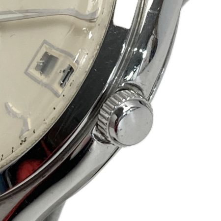  ORIENT STAR オリエントスター デイト 21石 裏スケ 597302-70 シルバー 自動巻き メンズ 腕時計