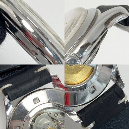  ORIENT STAR オリエントスター デイト 21石 裏スケ 597302-70 シルバー 自動巻き メンズ 腕時計